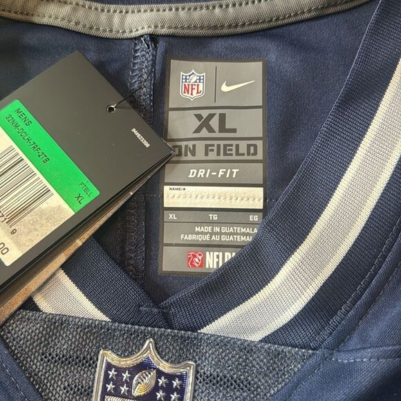 Men's Nike Ezekiel Elliott #21 Dallas Cowboys On Field Dri-Fit NFL Jersey XL NWT - Picture 12 of 15